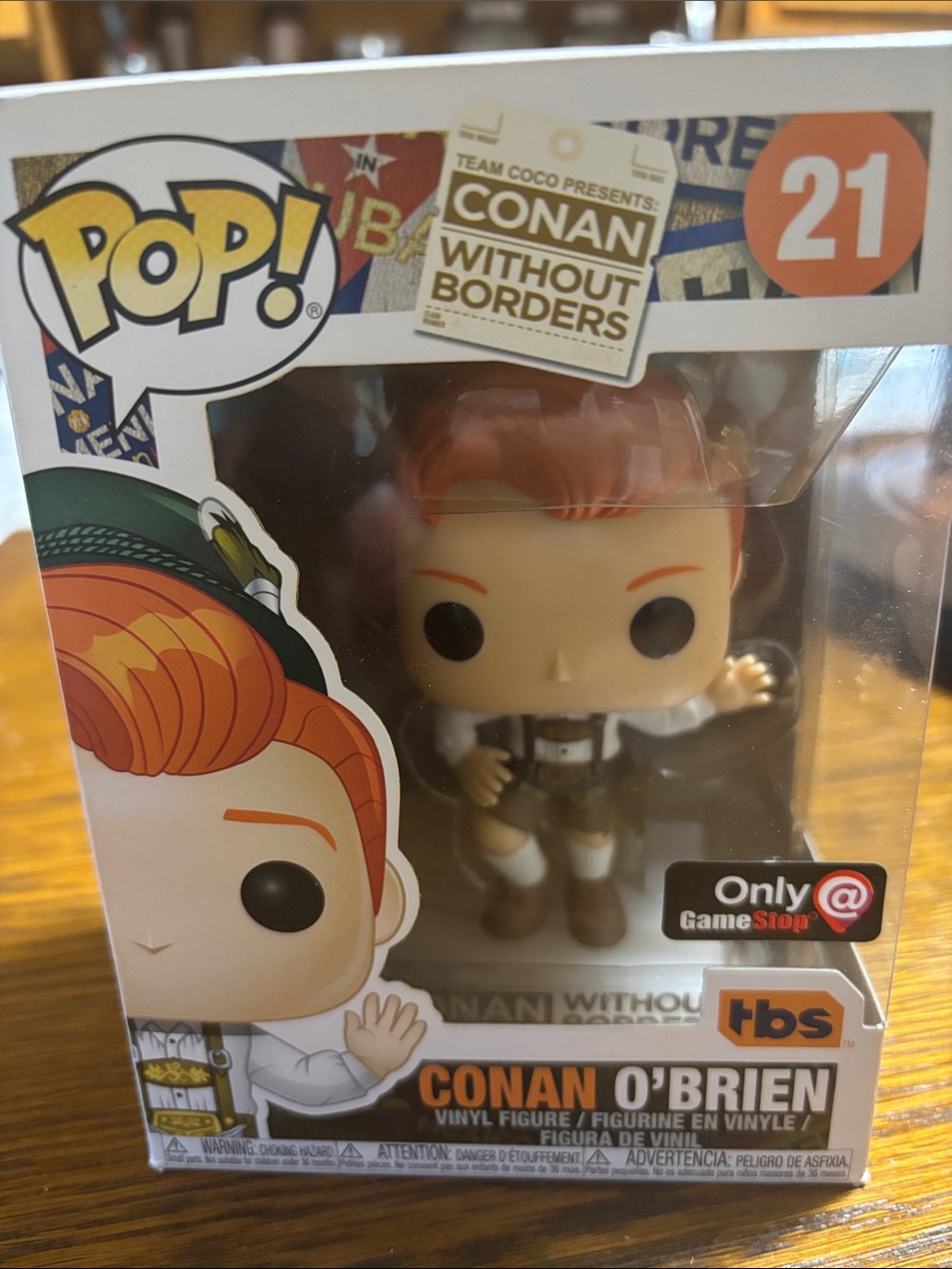 Funko Conan O'Brien Pop! Vinyl - Orange Hair, Brown Outfit